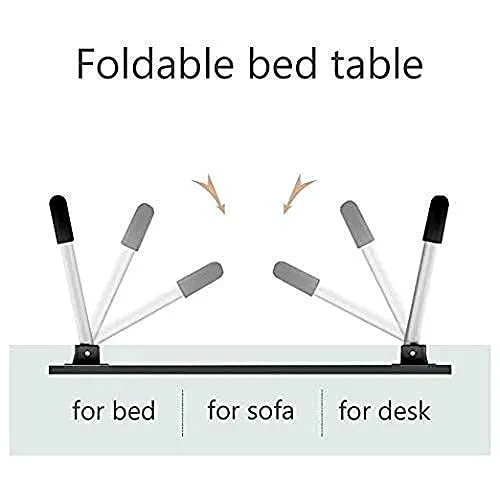 7855 FOLDABLE BED STUDY TABLE PORTABLE MULTIFUNCTION LAPTOP TABLE LAPDESK FOR CHILDREN BED FOLDABLE TABLE WORK OFFICE HOME WITH TABLET SLOT & CUP HOLDER