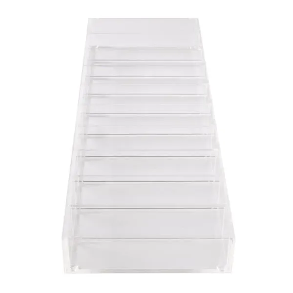 Alexa® Acrylic Makeup Drawer Organizer - Compact Powder, 10 Slots (Long)