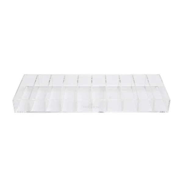 Alexa® Acrylic Makeup Drawer Organizer - Compact Powder, 10 Slots (Long)