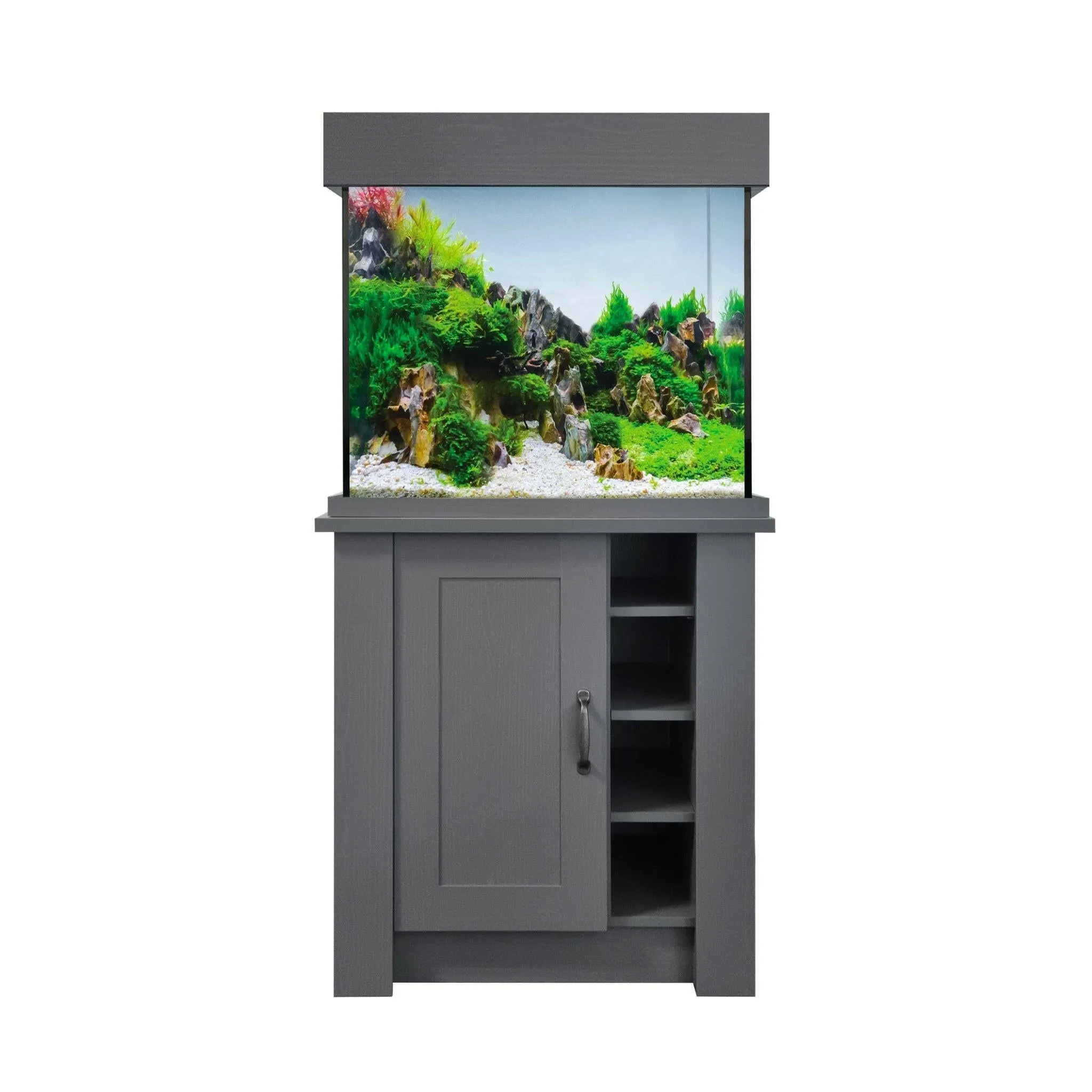 Aqua One OakStyle 110 Aquarium and Cabinet (Slate Grey)