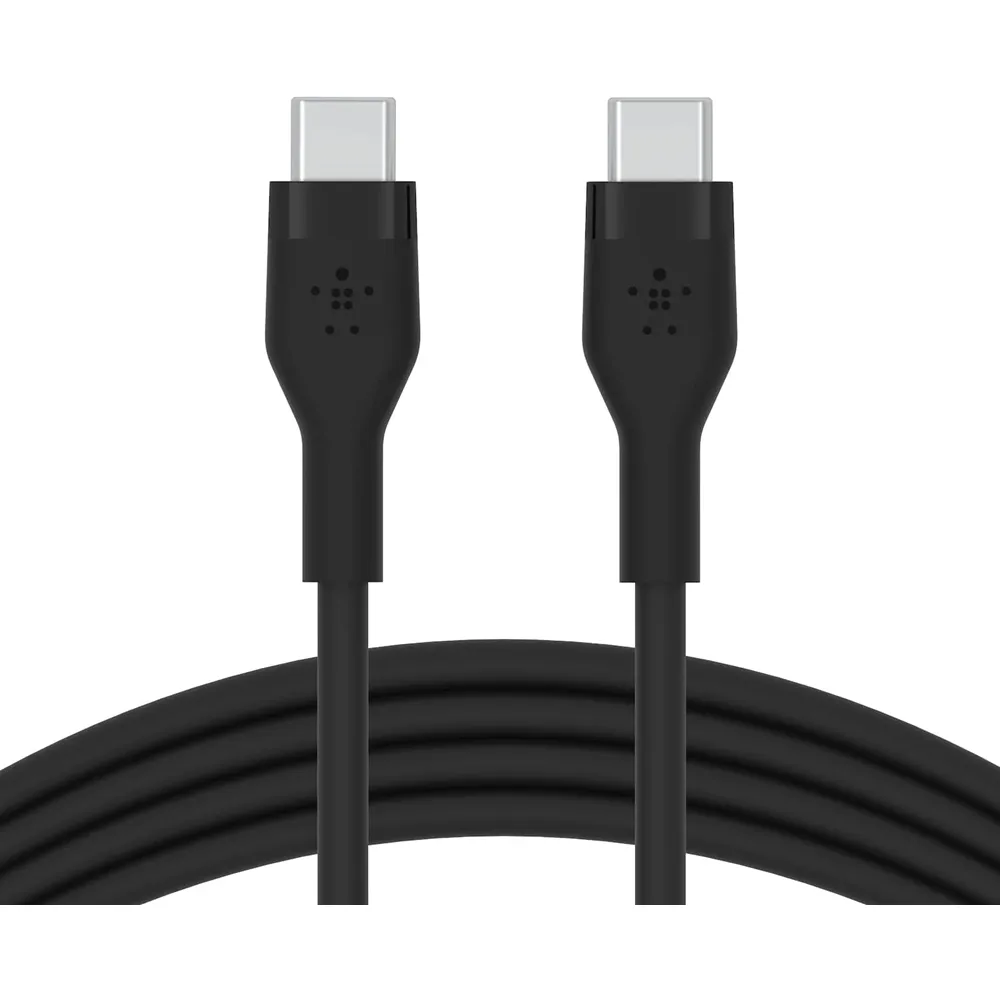 Belkin Usb-C To Usb-C 2.0, Silicone, 1M, Black