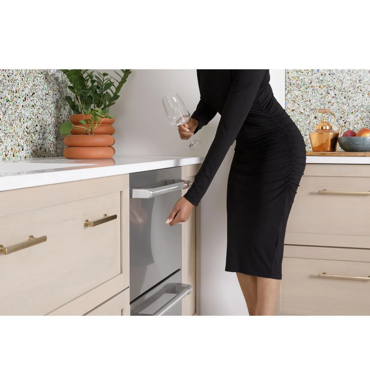 Cafe CDD420P4TW2 Caf(eback)™ Dishwasher Double Drawer