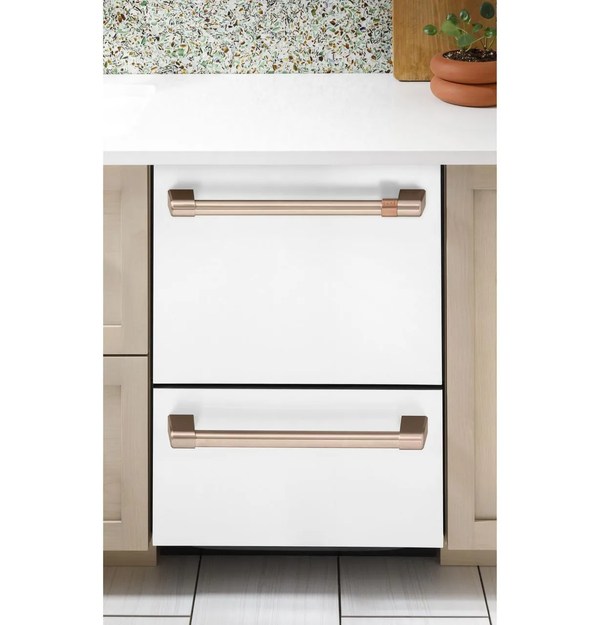 Cafe CDD420P4TW2 Caf(eback)™ Dishwasher Double Drawer