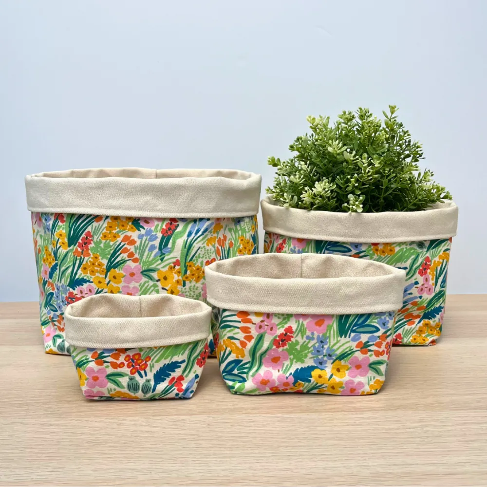 Canvas Storage Basket Set