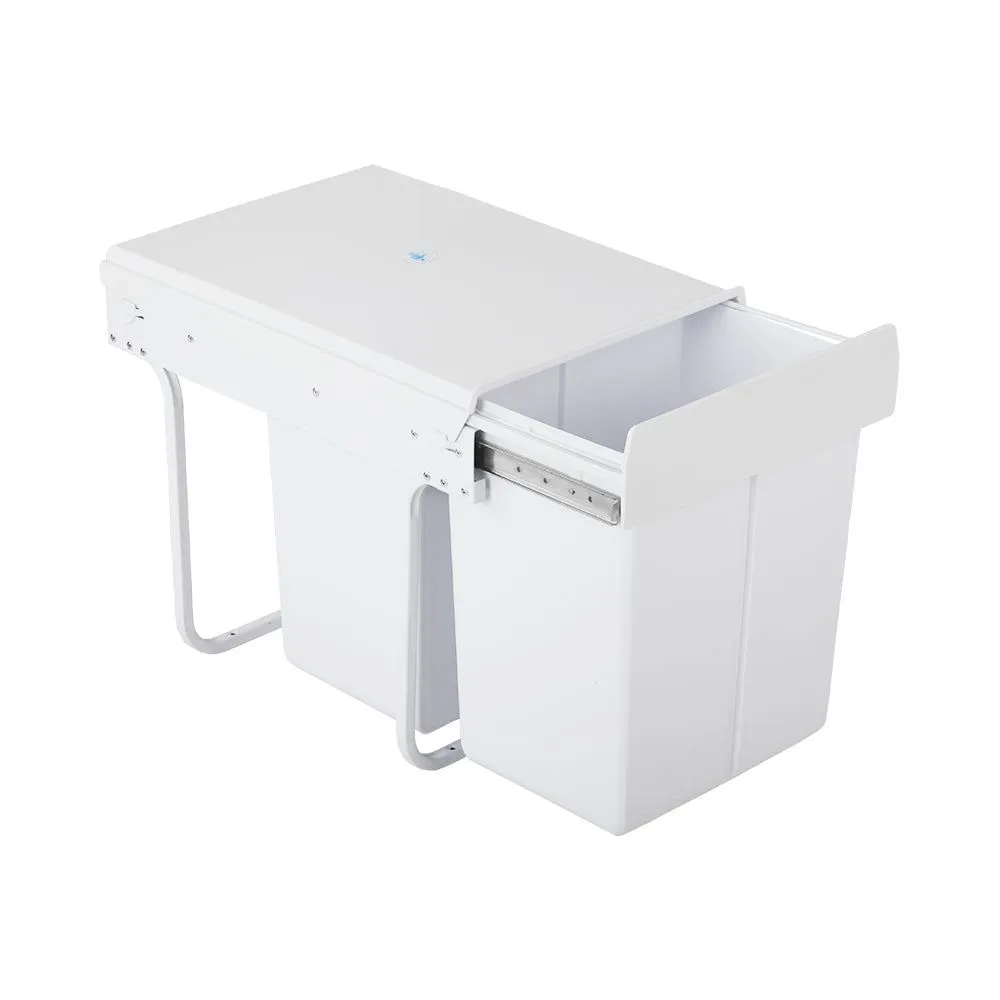 Cefito 2x20L Pull Out Bin - White