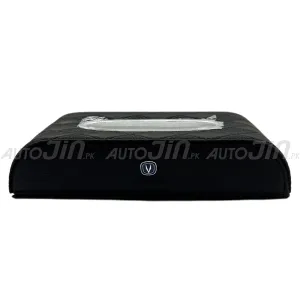 Changan Logo 7D PU Leather Tissue Box - Black