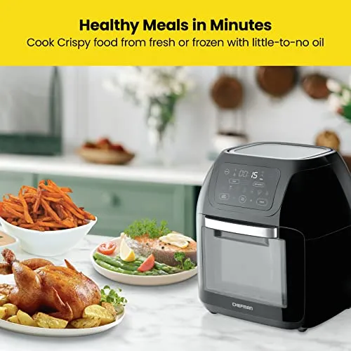 CHEFMAN Multifunctional Digital Air Fryer  Rotisserie (New)