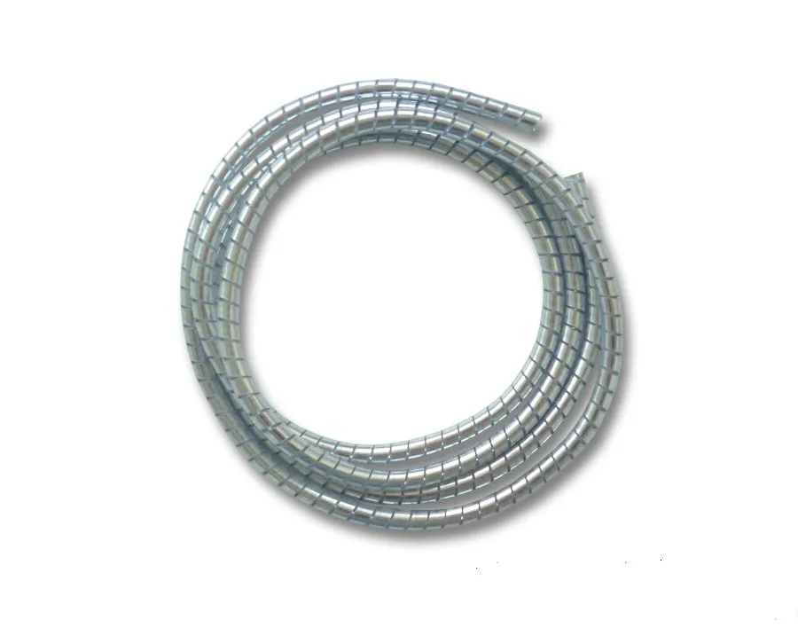 Chrome Spiral Cable Wrap Wire Tidy 6mm Motorcycle/Trike - Drag Specialties DS223000