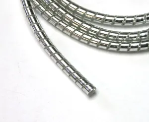 Chrome Spiral Cable Wrap Wire Tidy 6mm Motorcycle/Trike - Drag Specialties DS223000