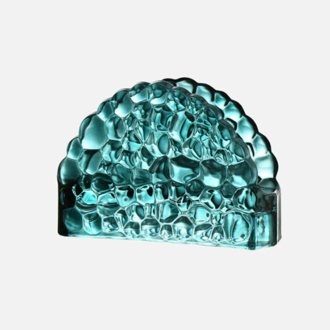 Crown Jewels Glass Napkin Holder