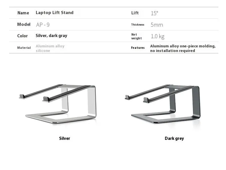 Elevate Aluminum Alloy Desktop Riser