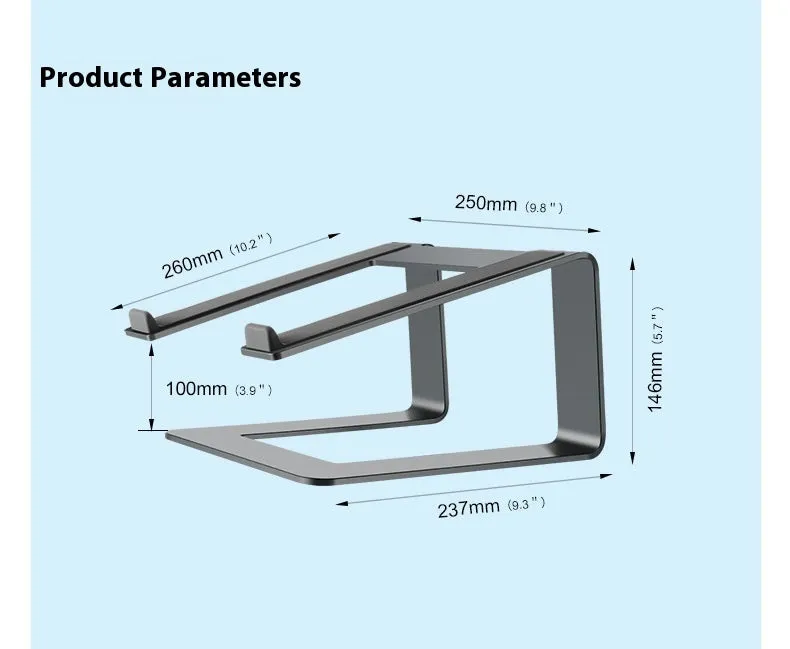 Elevate Aluminum Alloy Desktop Riser