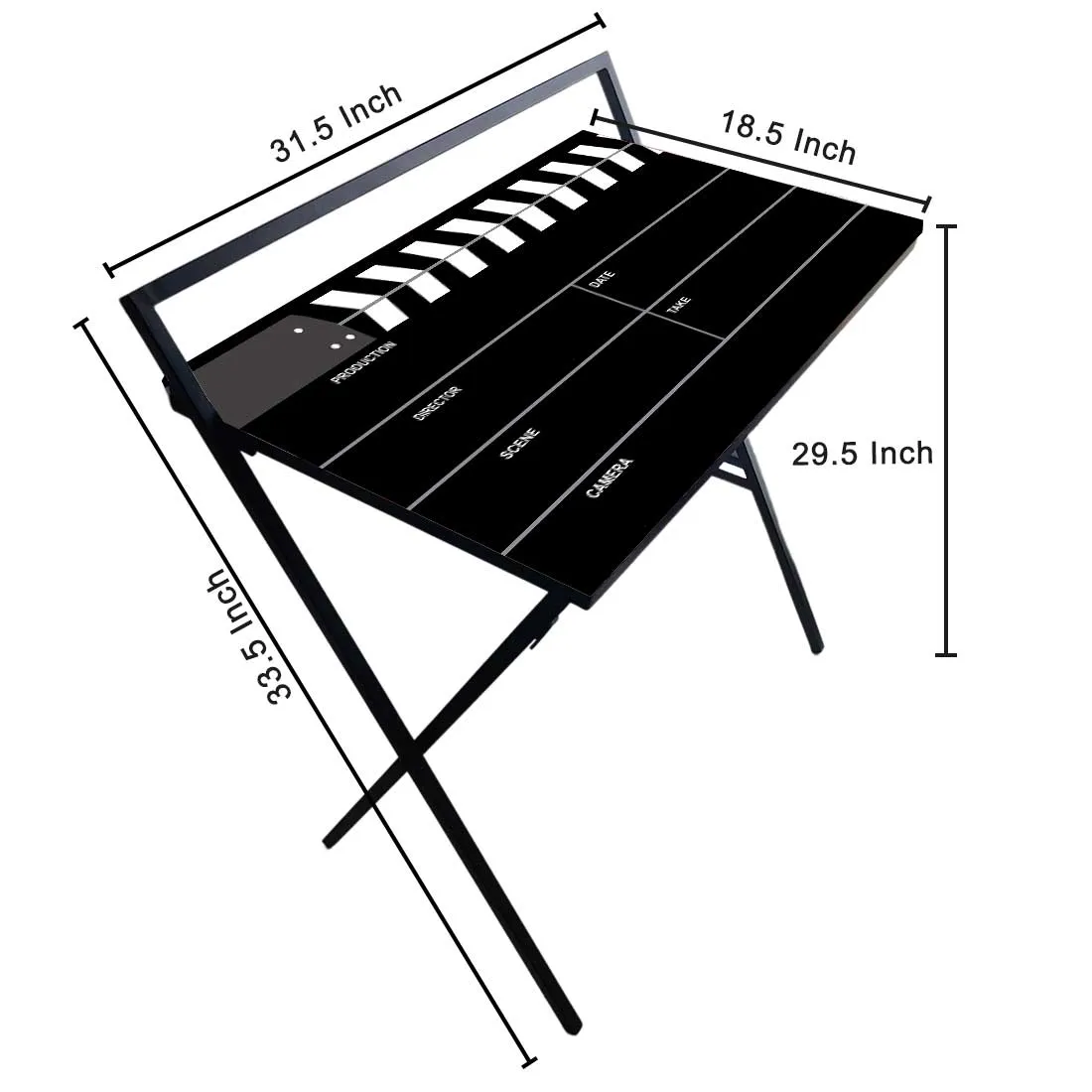 Folding Study Table for Laptop Work Desk - Quirky Designs