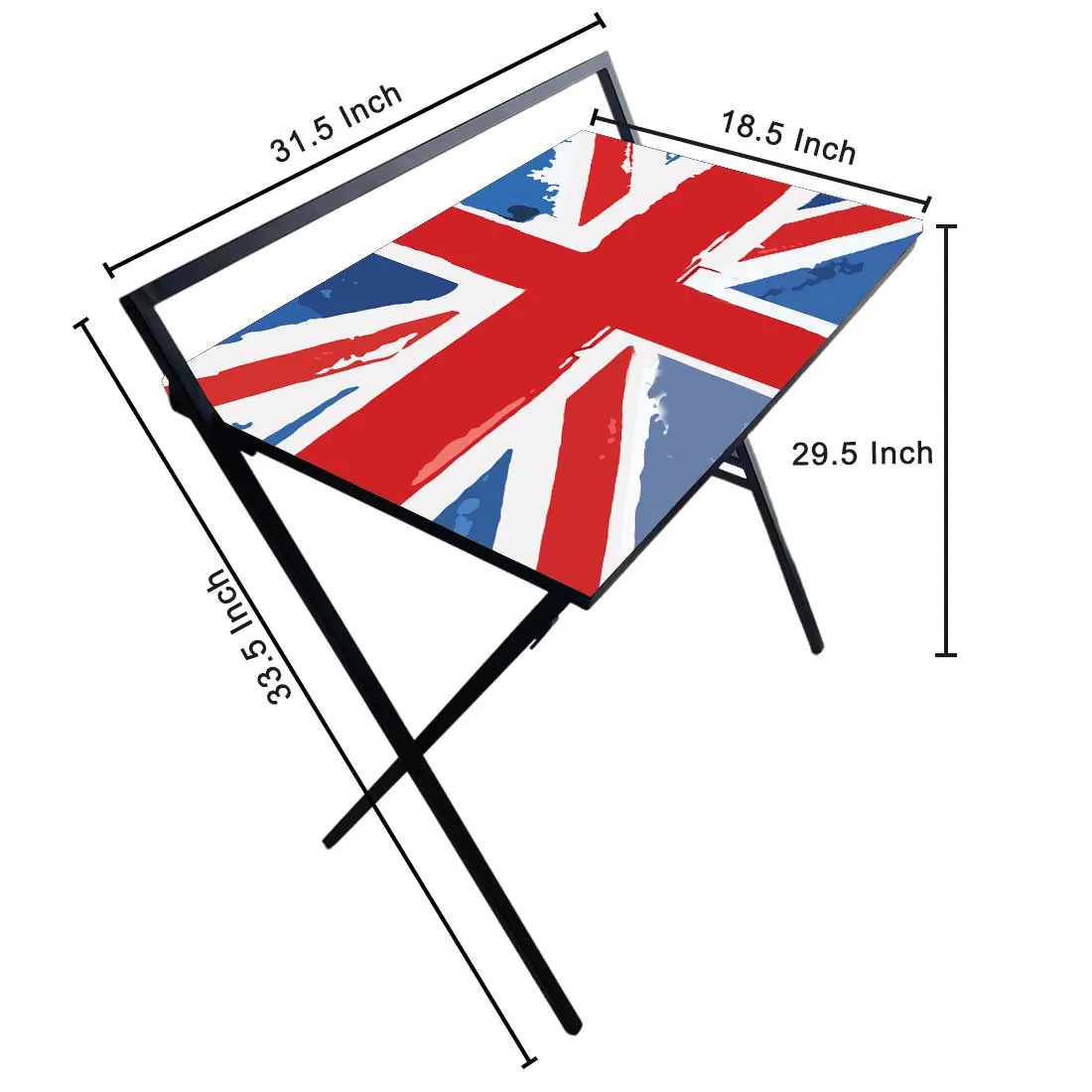 Folding Study Table for Laptop Work Desk - Quirky Designs