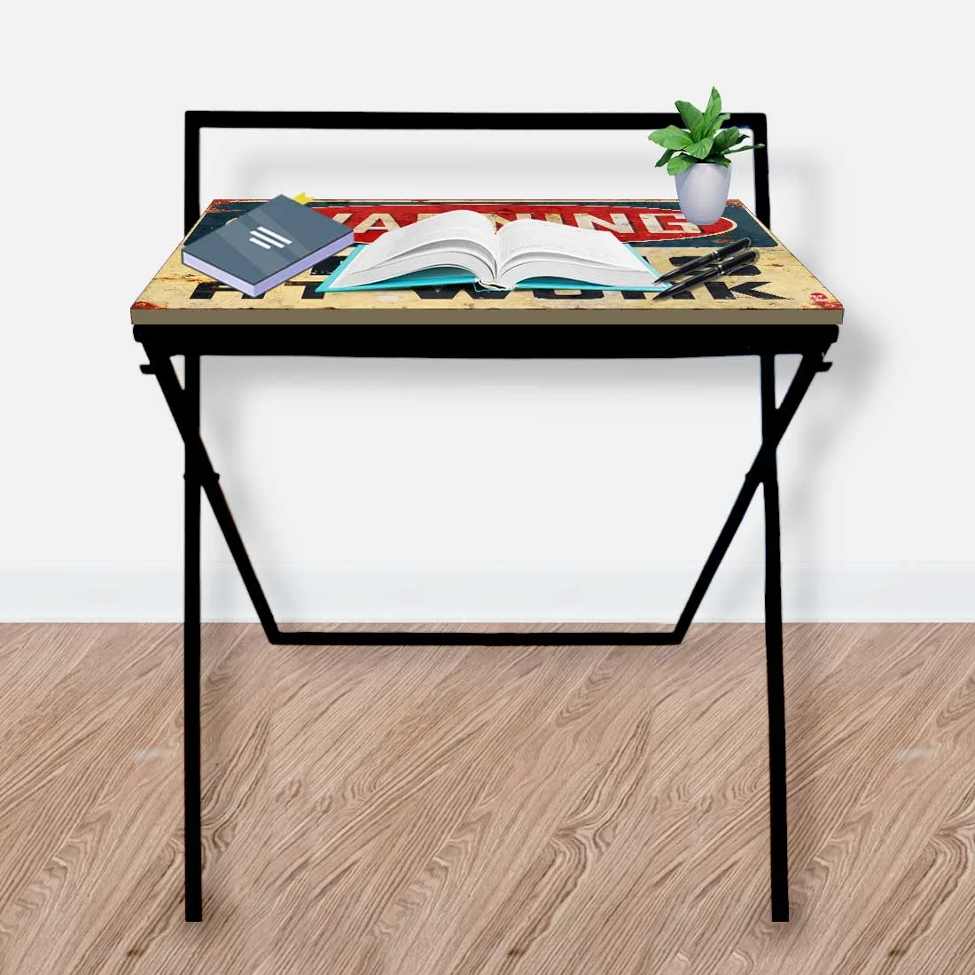 Folding Study Table for Laptop Work Desk - Quirky Designs