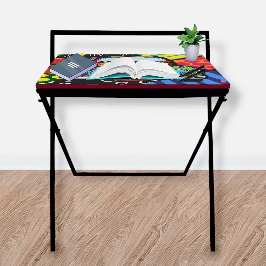 Folding Study Table for Laptop Work Desk - Quirky Designs