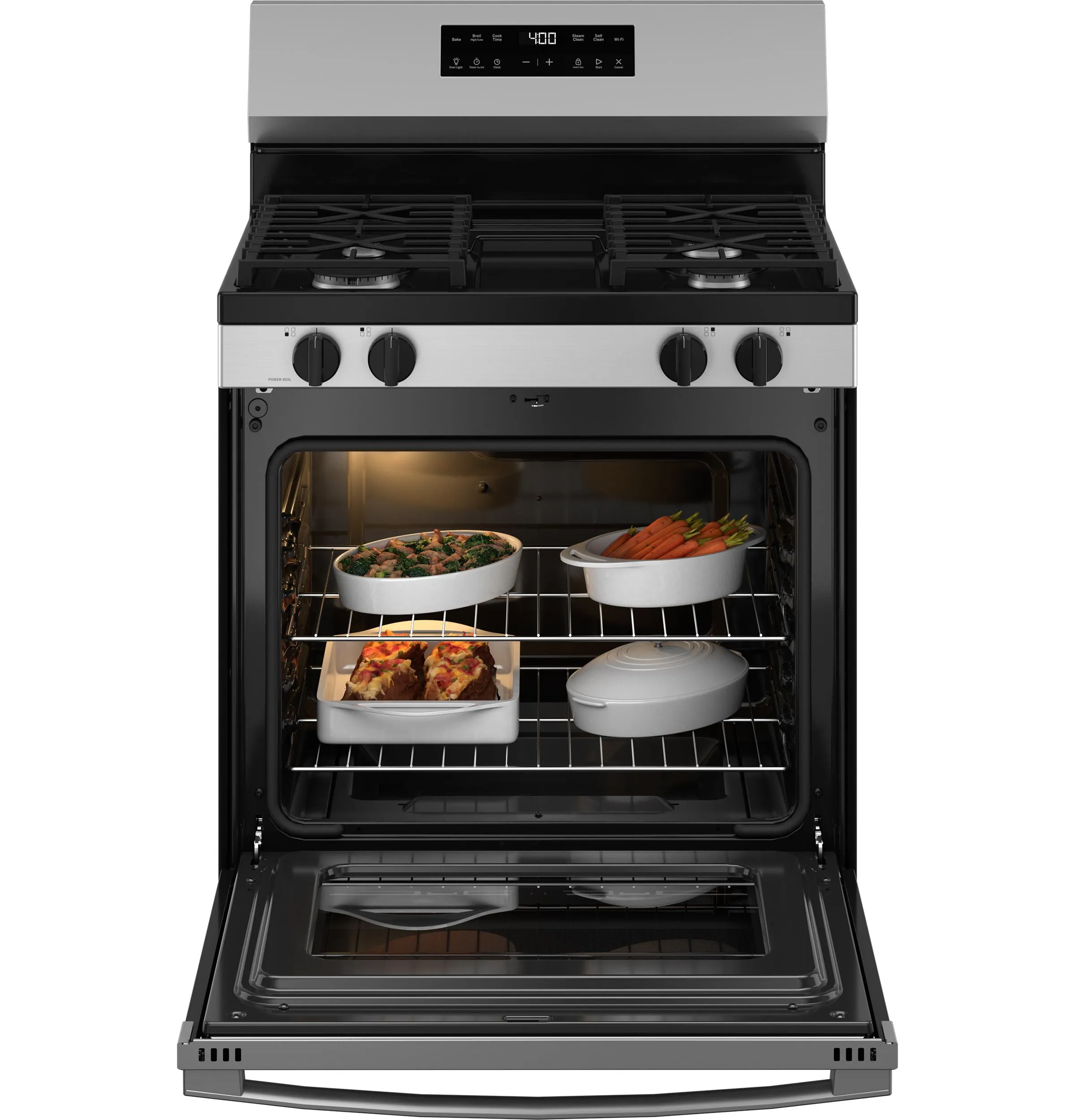 GGF400PVSS GE® 30" Free-Standing Gas Range