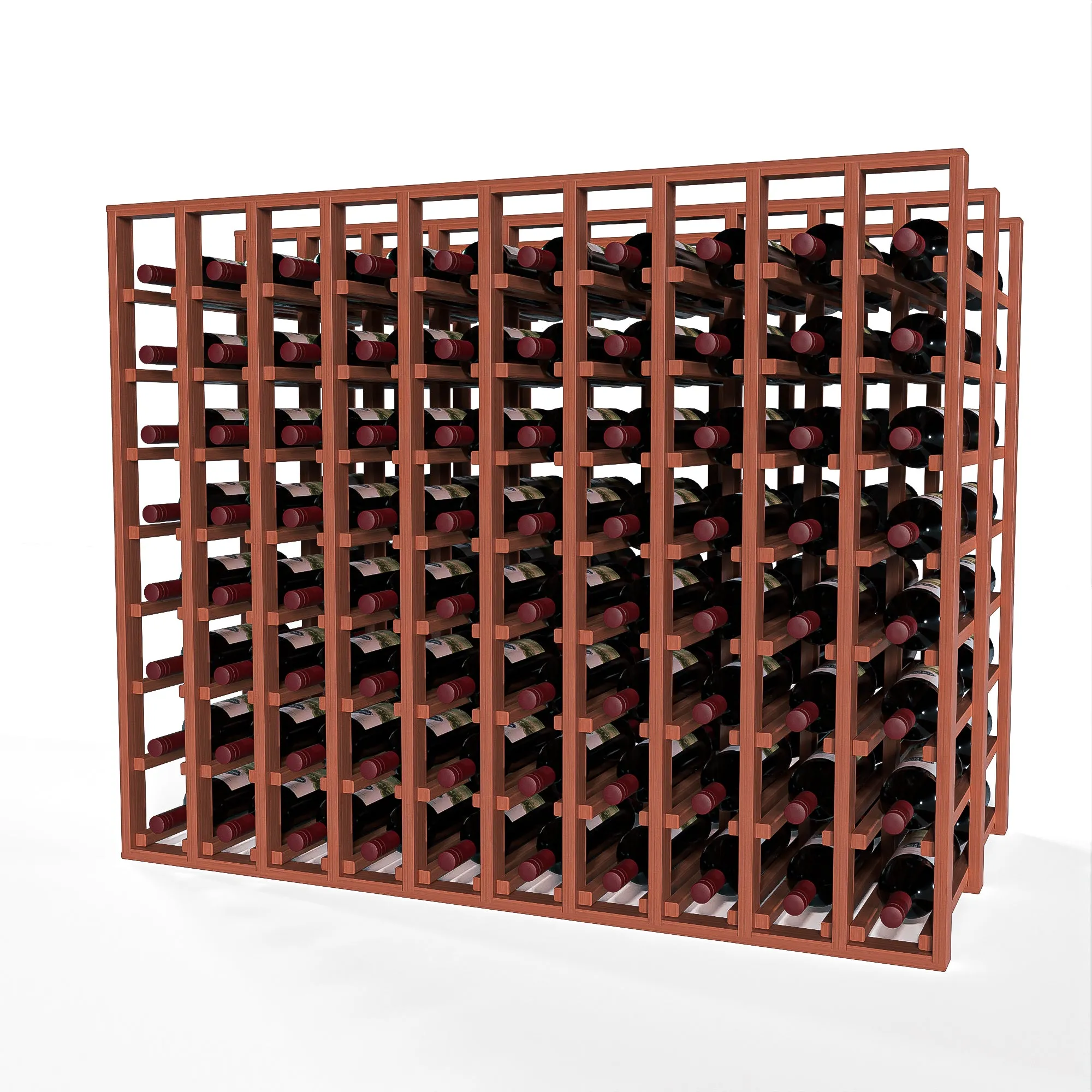 GrandCellar™ - 10 Column Full-Depth Double Deep Wine Rack - 36"