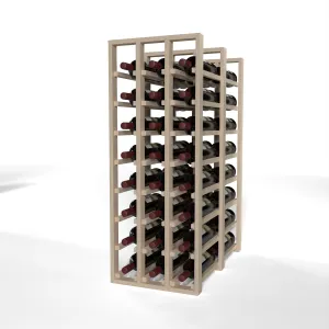 GrandCellar™ - 3 Column Full-Depth Double Deep Wine Rack - 36"