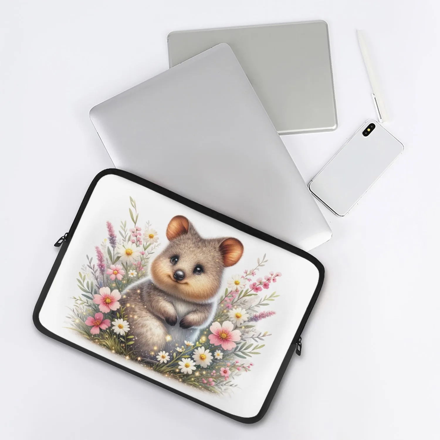 Laptop Sleeve - without handles - Australian Animals - Quokka