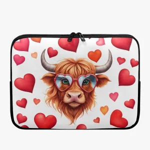 Laptop Sleeve - without handles - Highland Cow