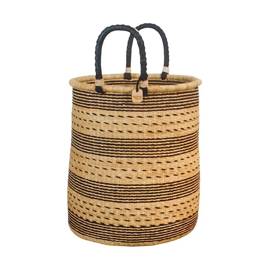 Laundry Hamper Natural Palette Bolga Baskets