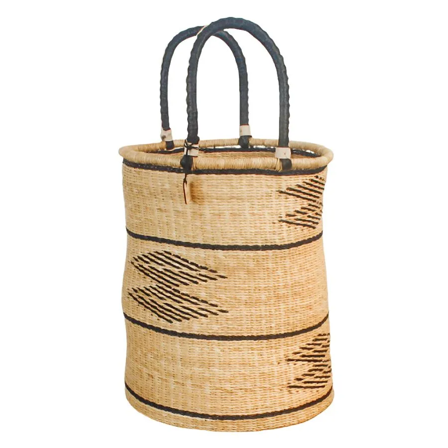 Laundry Hamper Natural Palette Bolga Baskets