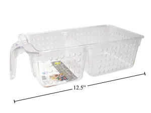 L.Gourmet All Purpose Storage Bin with Handle 12x6" 1pc