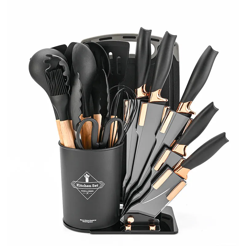 Mixed 19-Piece Set Silicone Cookware