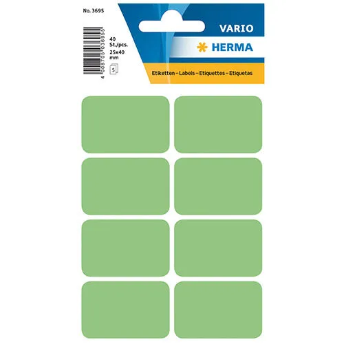 Multi-purpose Labels 25 x 40mm Green (3695)