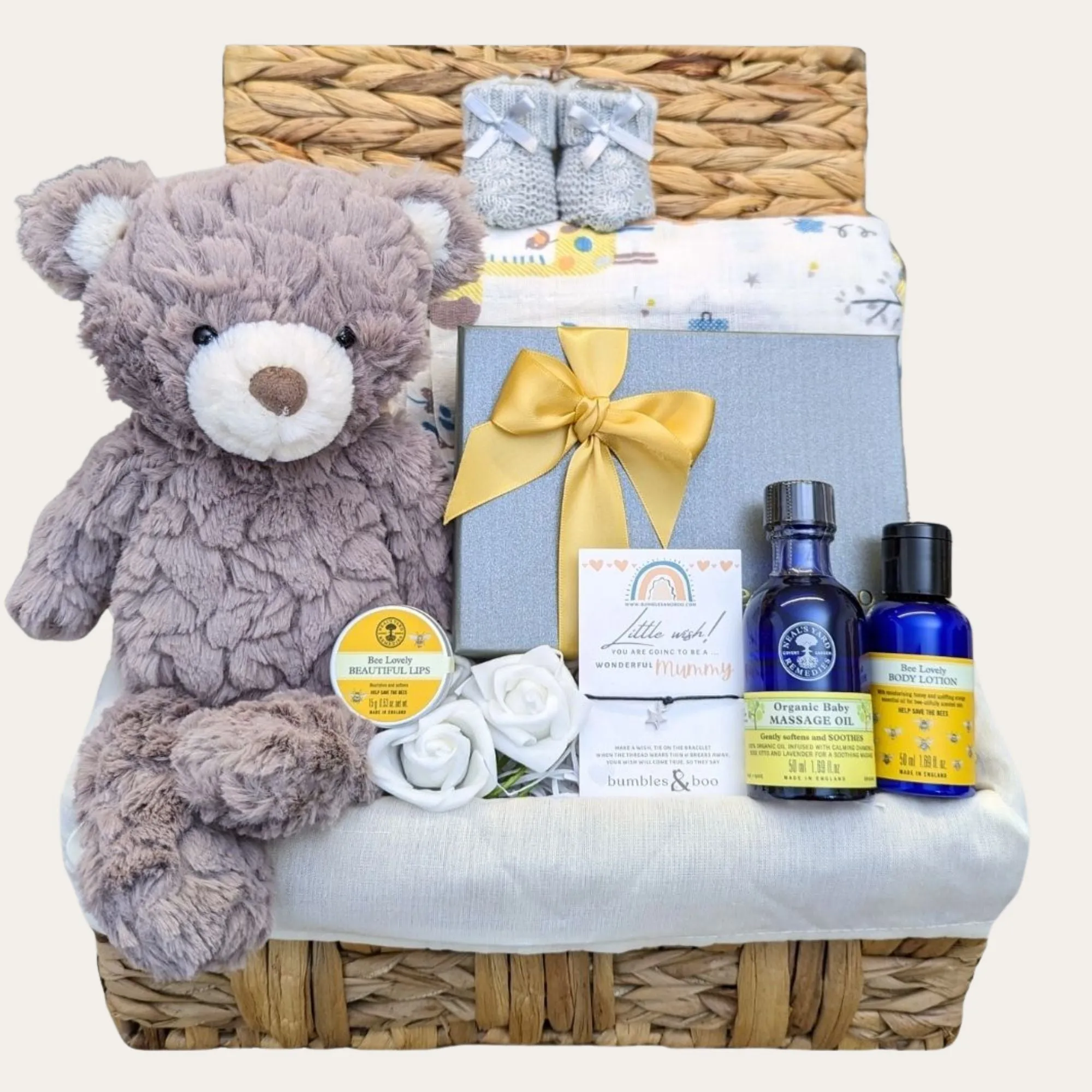 Mum to be Gifts Hamper Bee Lovely Organic Pampering Gift