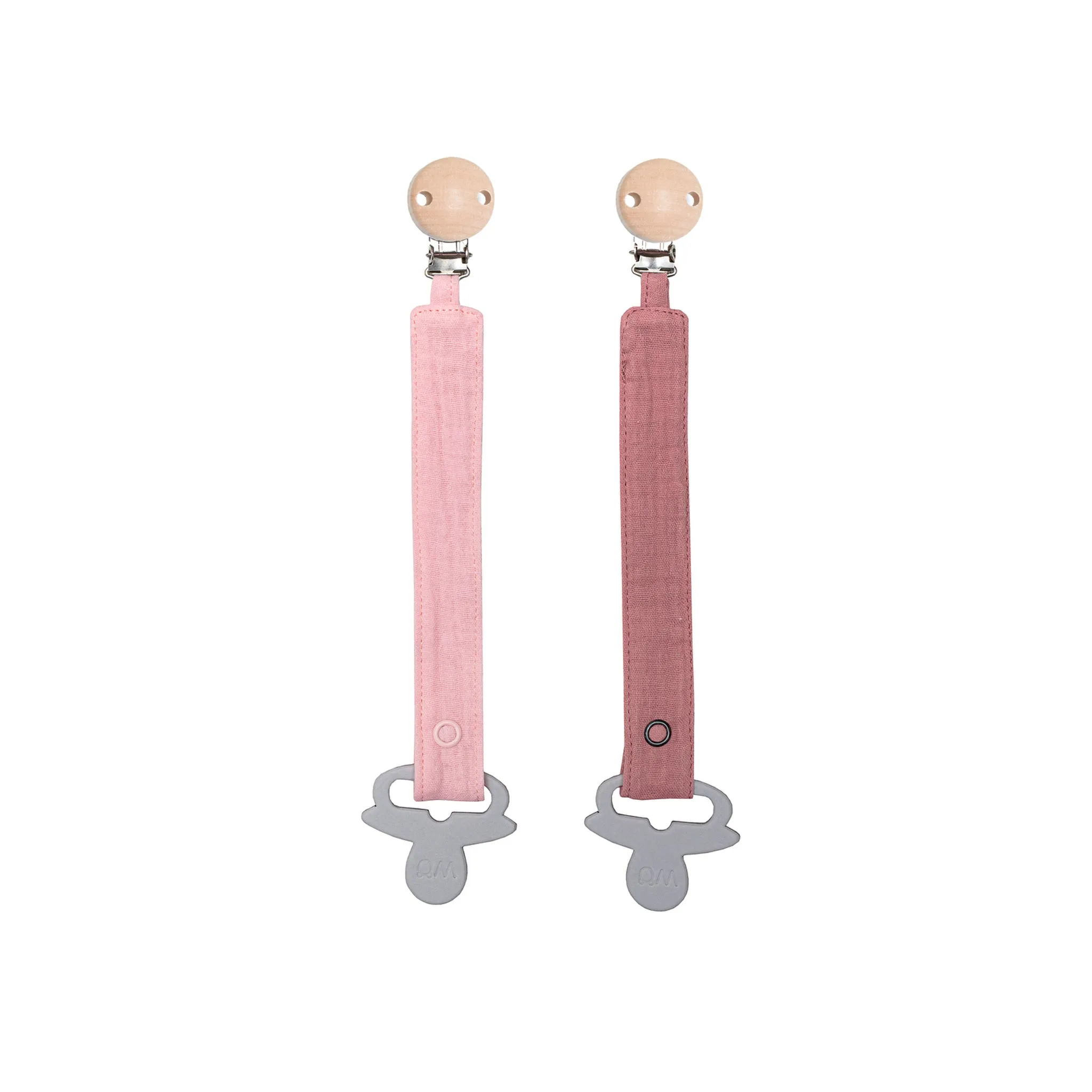 Muslin pacifier clips | BLUSH & ROSE