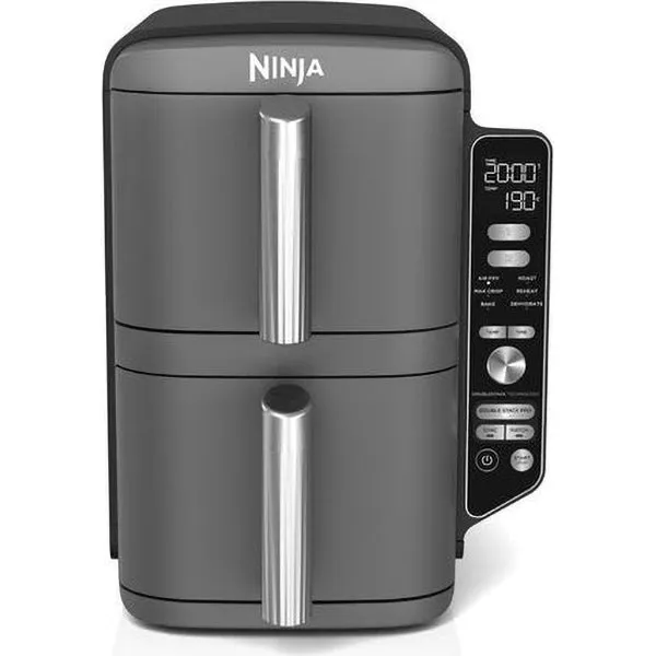 Ninja 9.5L 2470W Double Stack XL 2 Drawer Air Fryer - Grey | SL400UK