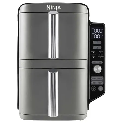 Ninja 9.5L 2470W Double Stack XL 2 Drawer Air Fryer - Grey | SL400UK