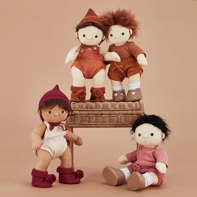 Olli Ella Dinkum Doll Umber Knit Set