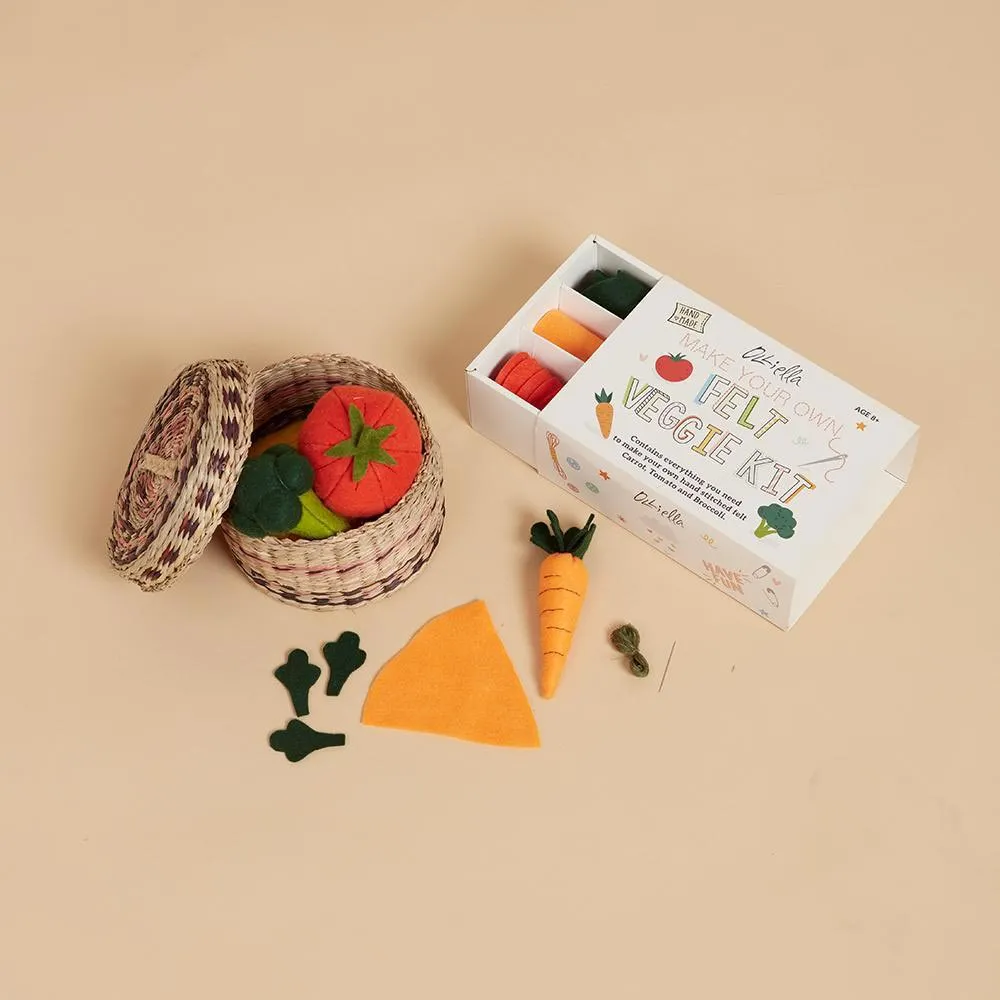 Olli Ella Felt Vegetable Craft Set