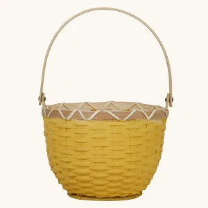 Olli Ella Small Blossom Basket - Mustard