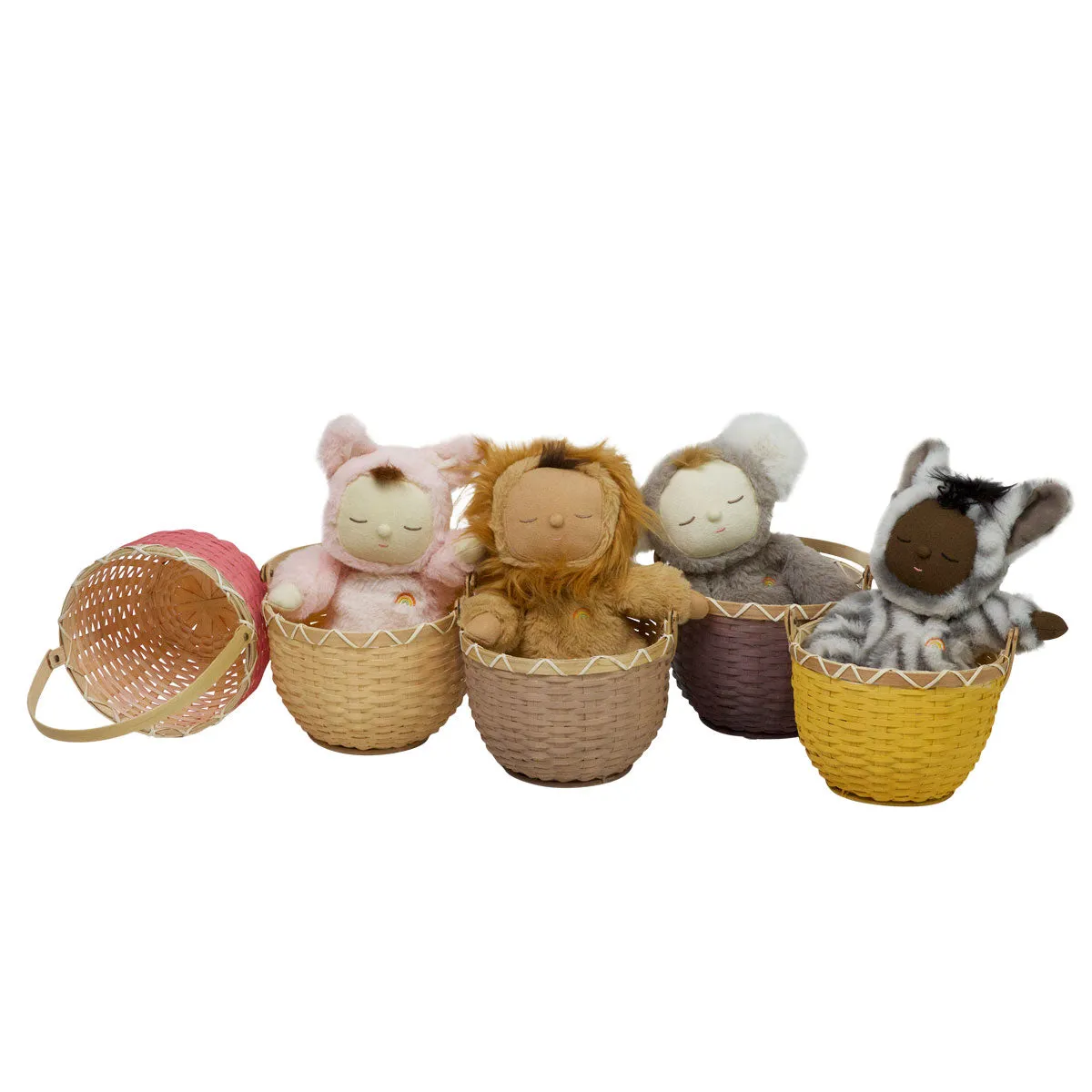 Olli Ella Small Blossom Basket - Mustard