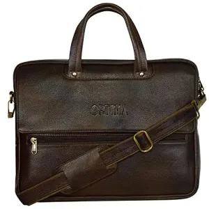 OPTIMA Leather Laptop Messenger Organizer