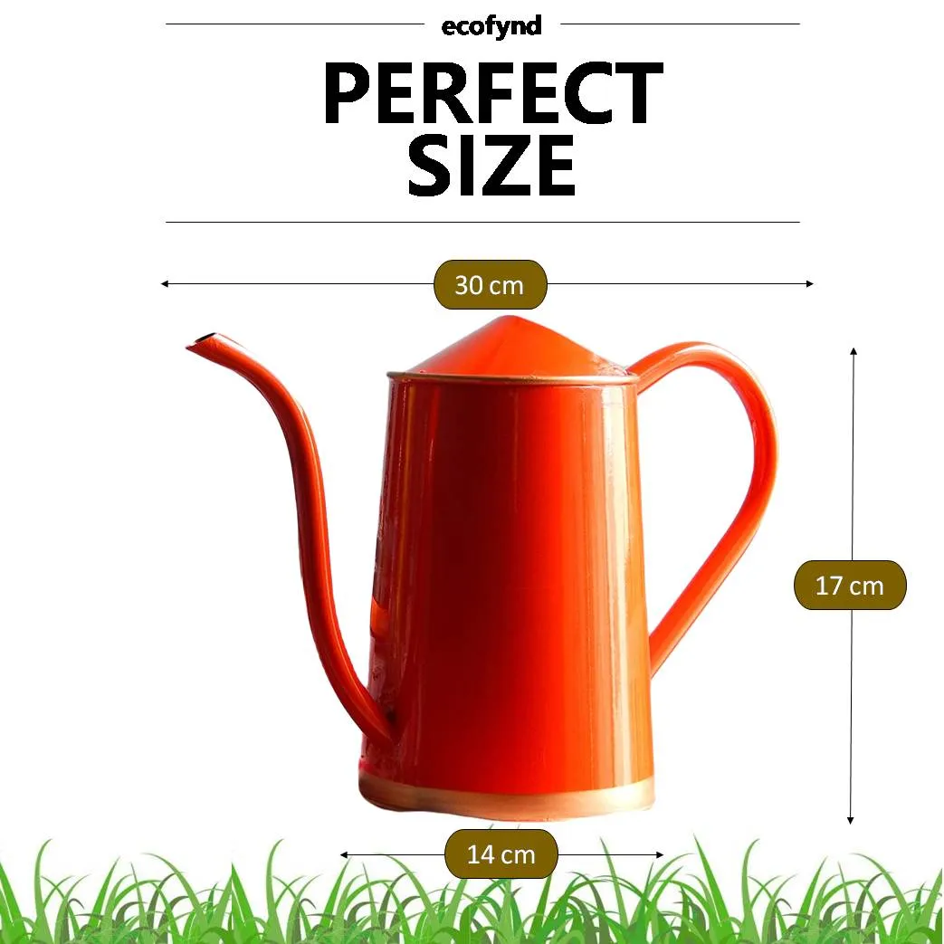 Orange Watering Can 1.5 Litre