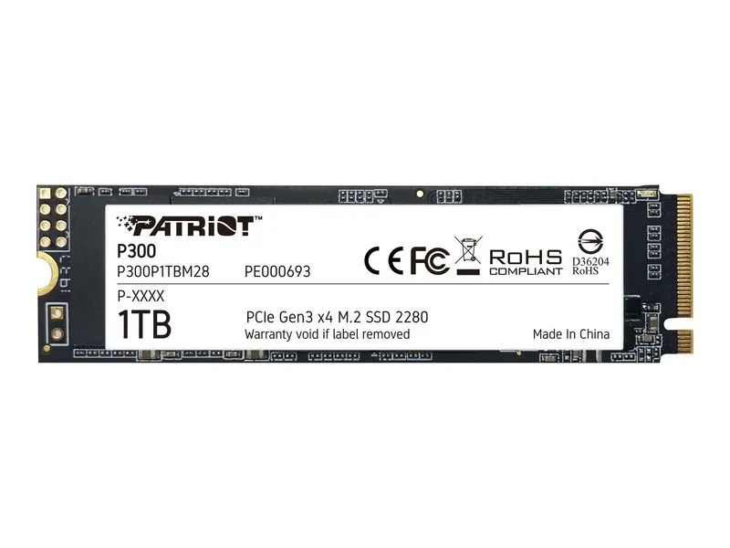 Patriot Ssd P300 - 1 Tb - M.2 2280 - Pcie 3.0 X4 Nvme