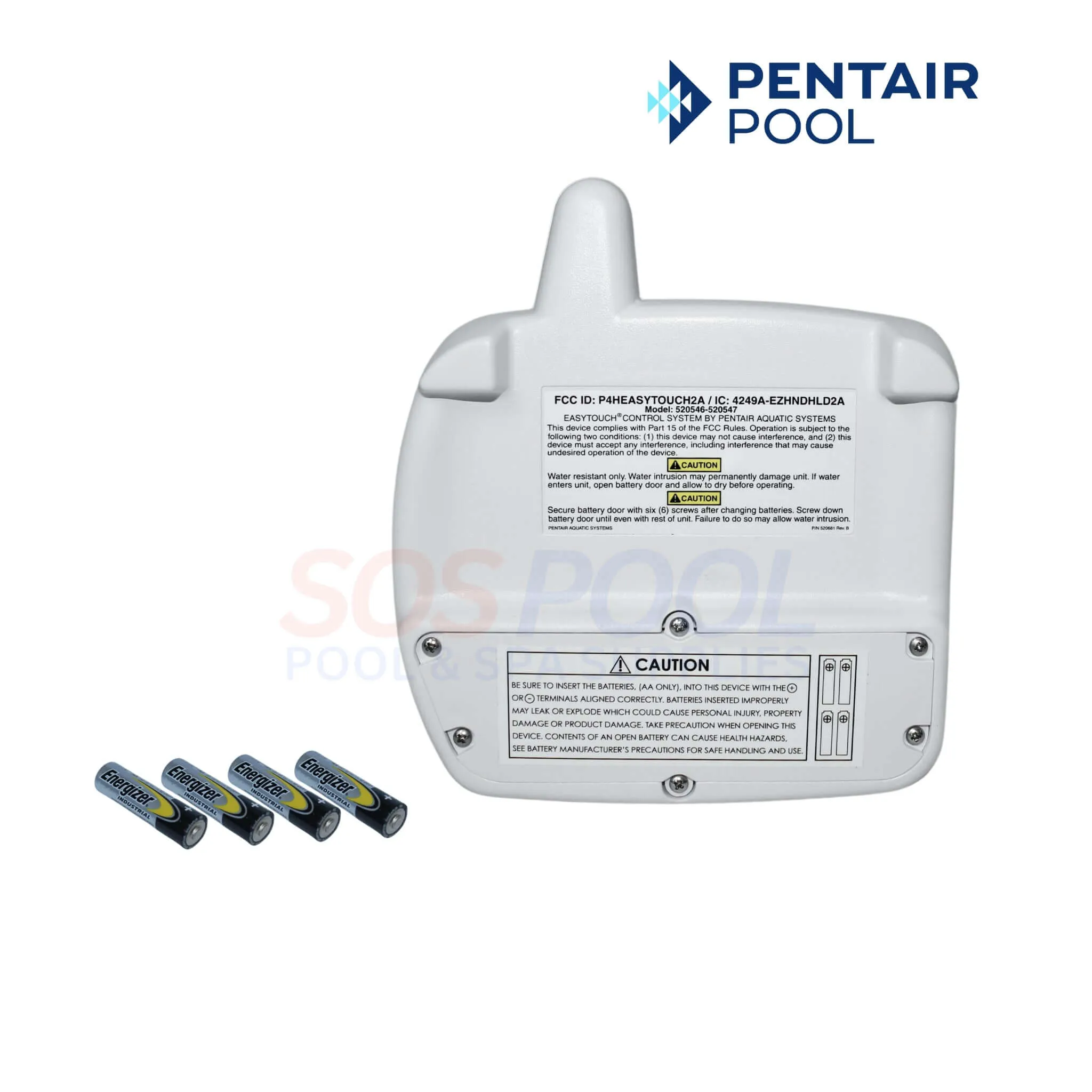 Pentair Wireless Remote and Receiver For EasyTouch Systems | 4 Auxiliary | 520546