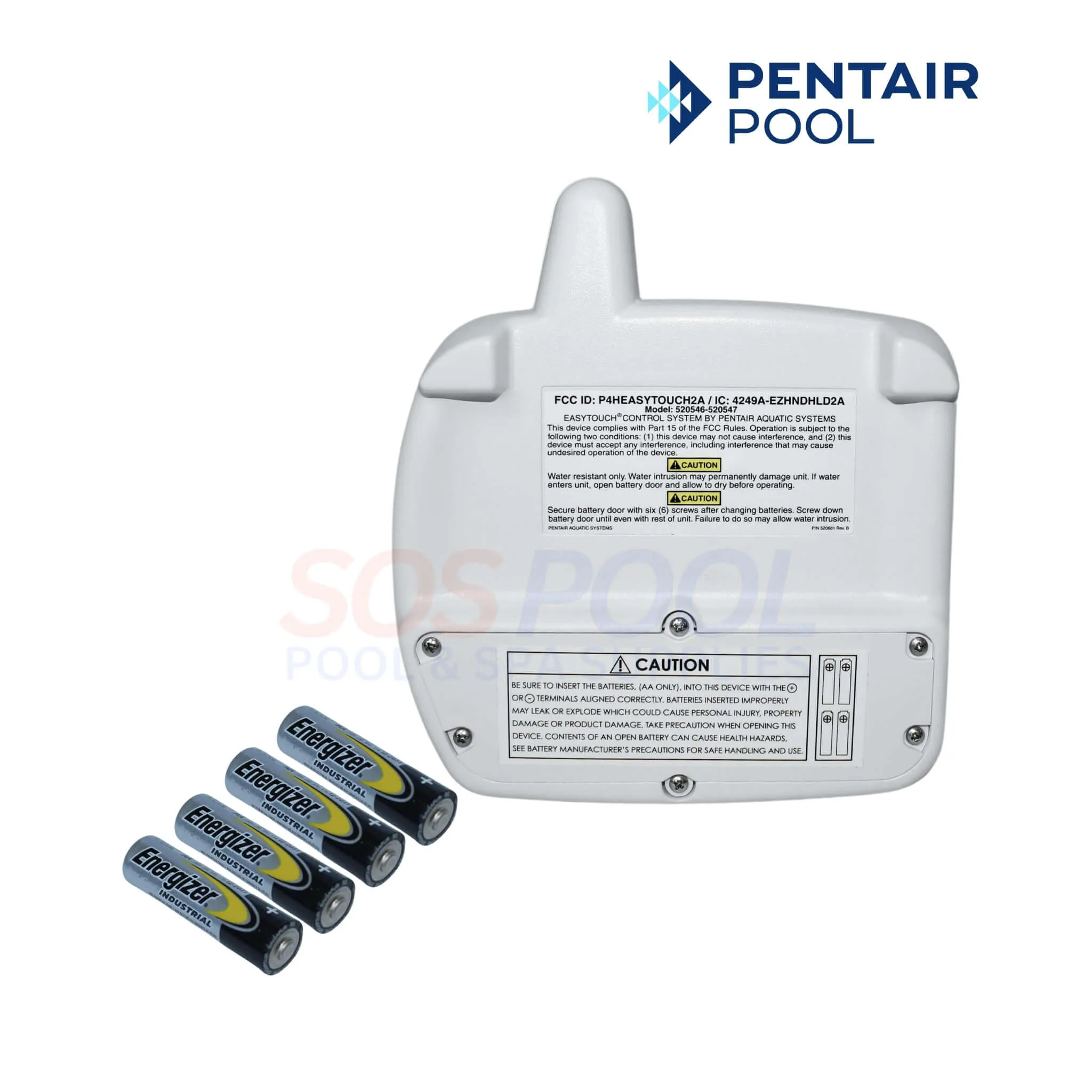 Pentair Wireless Remote For EasyTouch Systems | 4 Auxiliary | 520691