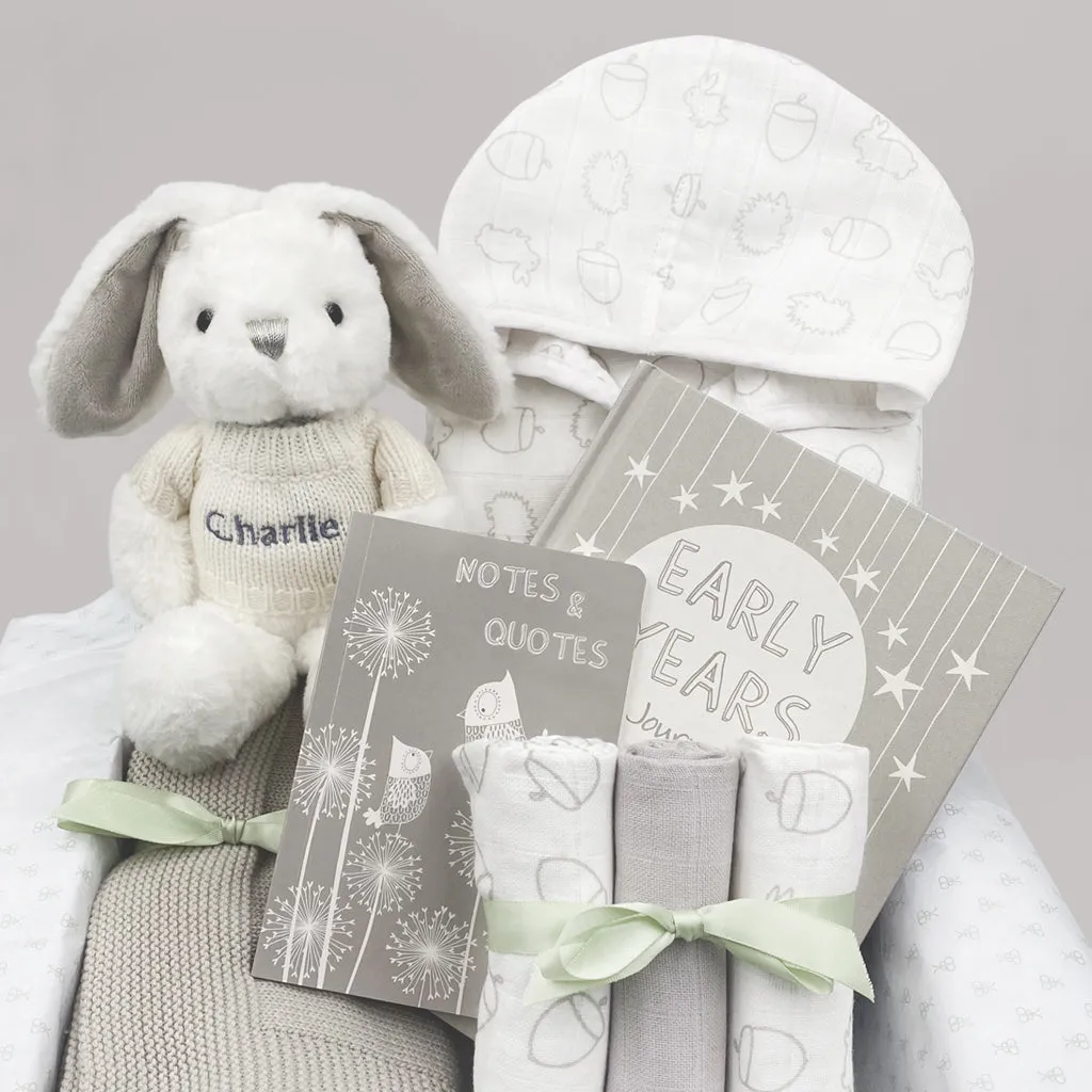 Personalised Little Bunny Keepsake Hamper