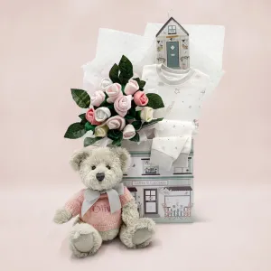 Personalised Little Love Bedtime Welcome Hamper, Pink