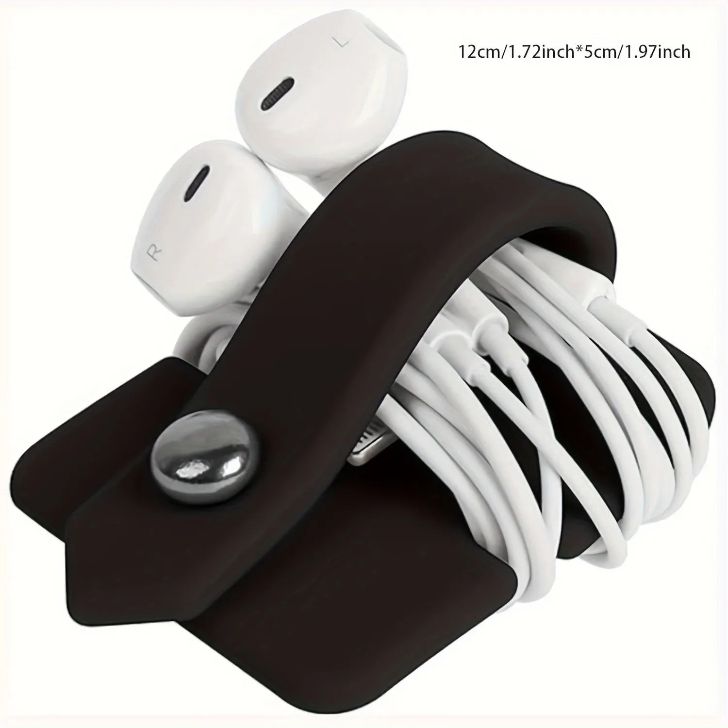 Simplify Your Life with Silicone Headphone Wire Winder and Data Cable Ties