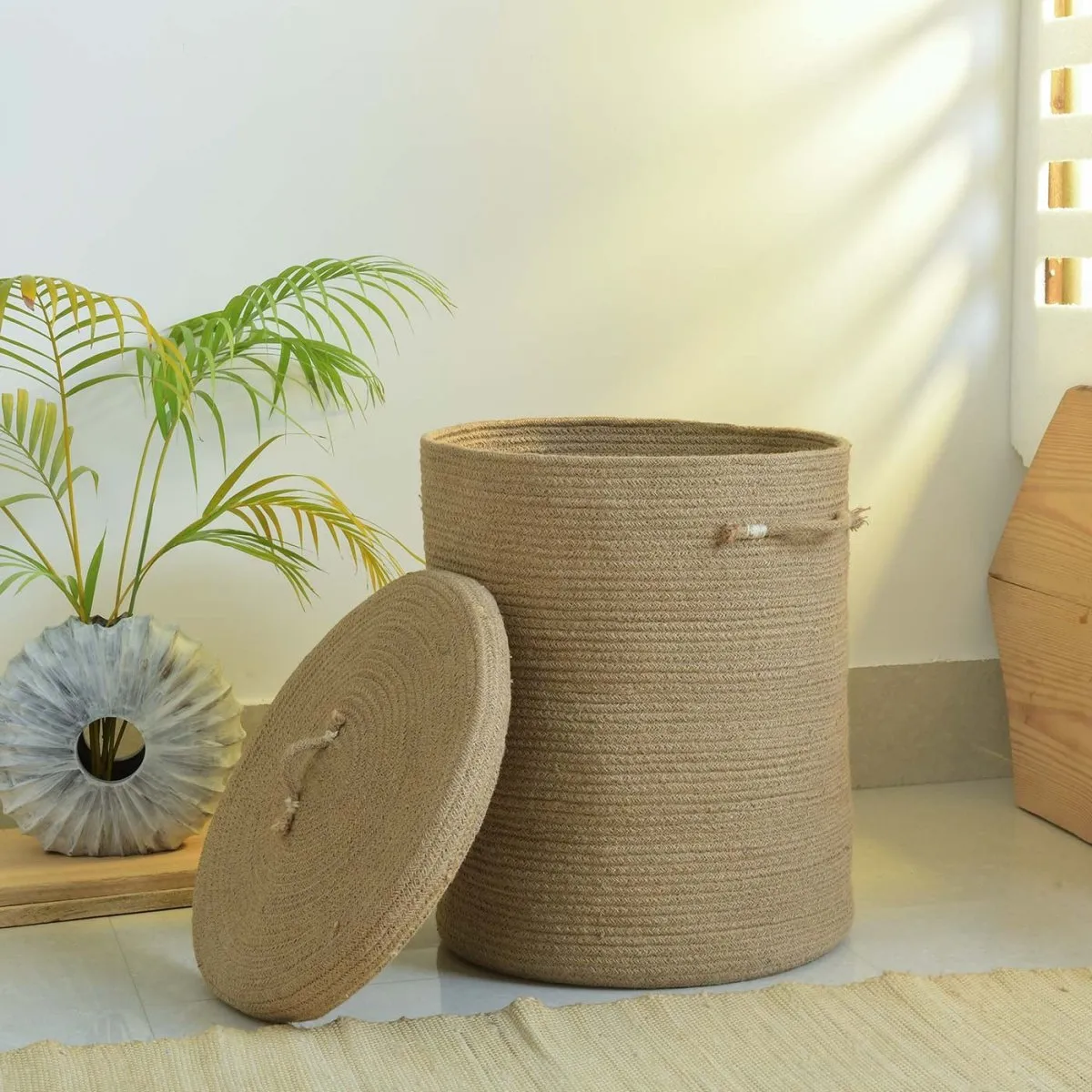 Sisal Laundry Basket