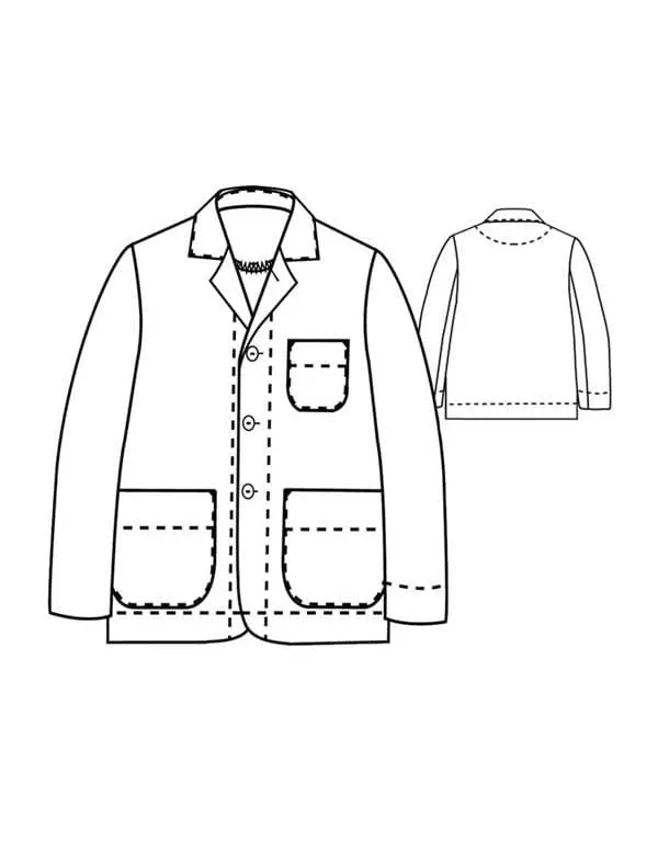 The Foreman Menswear Jacket, Merchant & Mills Sewing Pattern