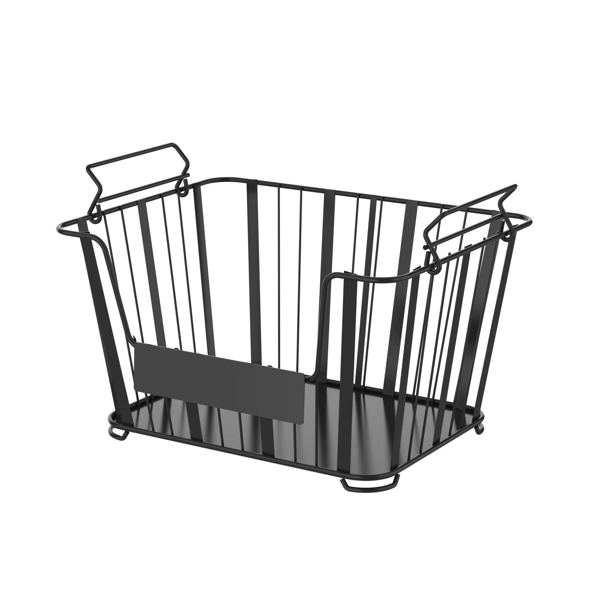 Tier Metal Wire Storage Basket Stand with Removable Baskets