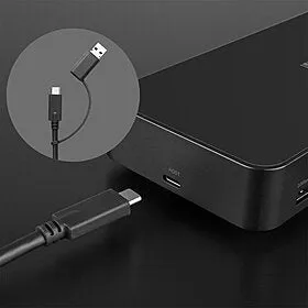 Usb Type C & A Hybrid Laptop Dockin